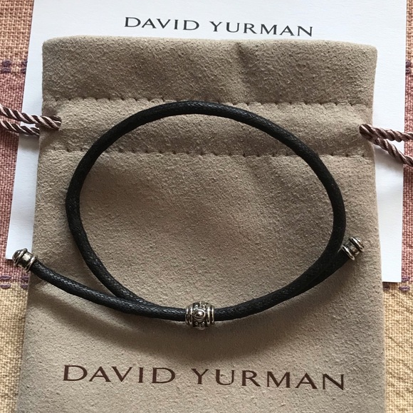 David Yurman Leather Renaissance Bracelet - Picture 2 of 4